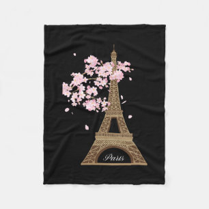 Cobertor De Velo Paris França Torre Eiffel Destino de Férias Via