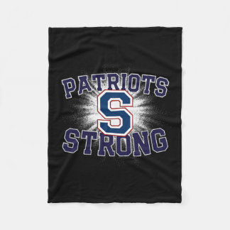Cobertor De Velo Parkersburg South Patriots Logo Strong Flag Hs