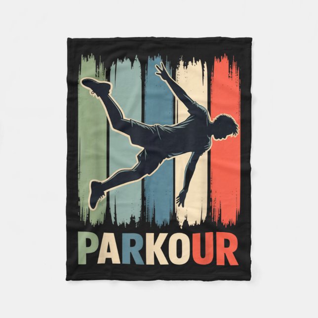 Cobertor De Velo Parkour, Urban Gymnast, Traceur, Runner  (Frente)