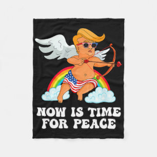 Cobertor De Velo Paródia Engraçada do Cupido Trump - Agora é o Mome