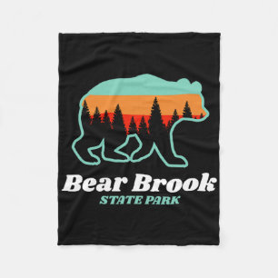 Cobertor De Velo Parque Estadual Bear Brook New Hampshire Montanhas
