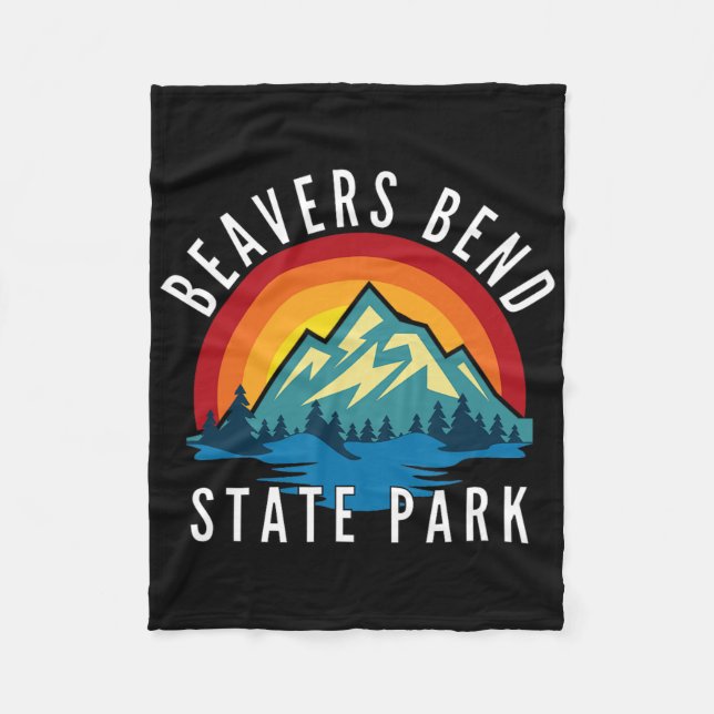 Cobertor De Velo Parque Estadual Beavers Bend Oklahoma  (Frente)