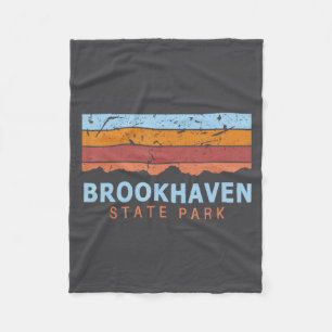 Cobertor De Velo Parque Estadual de Brookhaven Nova York Retro Lega