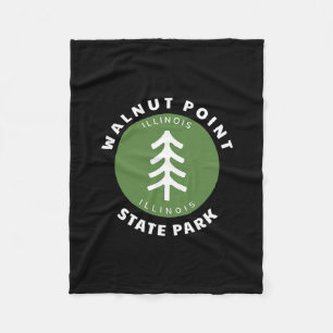 Cobertor De Velo Parque Estadual Walnut Point Illinois Il Floresta