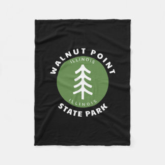 Cobertor De Velo Parque Estadual Walnut Point Illinois Il Floresta
