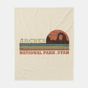 Cobertor De Velo Parque Nacional Arches Vintage Moab Utah