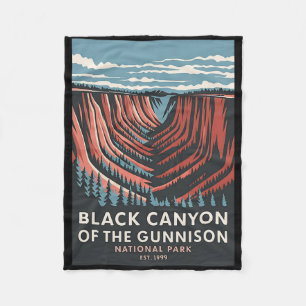 Cobertor De Velo Parque Nacional Black Canyon Of The Gunnison Vinta