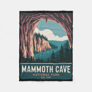 Cobertor De Velo Parque Nacional da Caverna Mamute Acampamento Vint