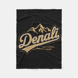 Cobertor De Velo Parque Nacional Denali Alasca Lembrança Acampament