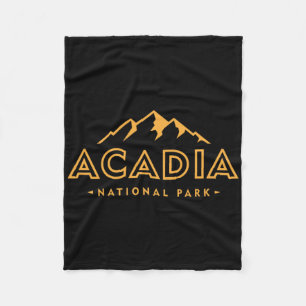 Cobertor De Velo Parque Nacional Retro Acadia Maine Est 1916 Homens