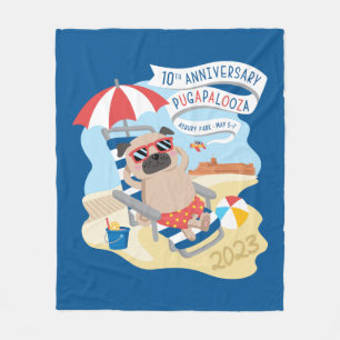 Cobertor De Velo Parque Pugapaloza Asbury 2023 Fleece Blanket