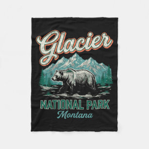 Cobertor De Velo Parques Nacionais Glacier Montana Ao Ar Livre Natu