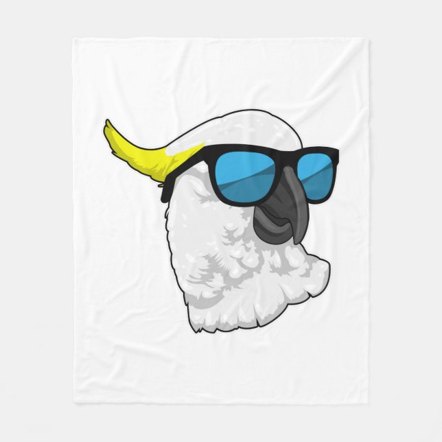 Cobertor De Velo Parrot with Sunglasses (Frente)