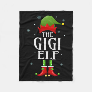 Cobertor De Velo Parte de Natal do Grupo de Família Gigi Elf Xmas