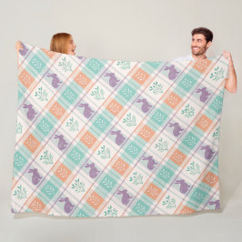 Cobertor De Velo Páscoa da Xadrez verificada