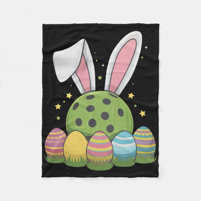 Cobertor De Velo Páscoa de Pickleball  (Frente)