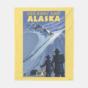 Cobertor De Velo Passagem de Chilkoot, mineiros Dourados de Alaska