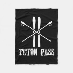 Cobertor De Velo passagem Teton wyoming esqui esquiador esqui nórdi
