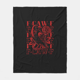 Cobertor De Velo Passarinho F-Caw-F Engraçado F-Caw-F Corvo Corvo