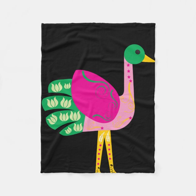 Cobertor De Velo Pássaro (Frente)