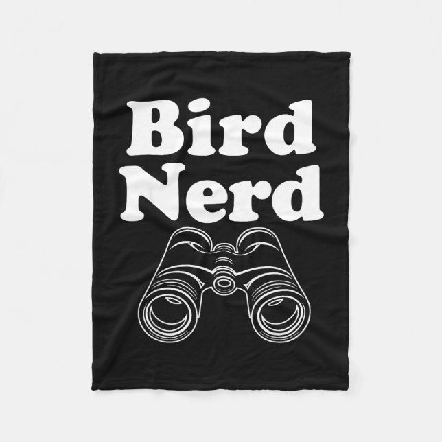 Cobertor De Velo Pássaro nerd  (Frente)