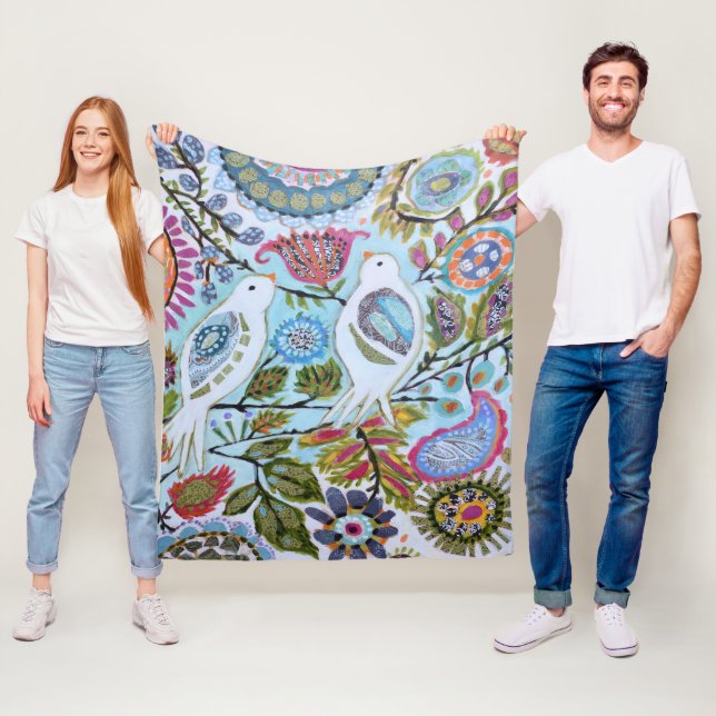 Cobertor De Velo Pássaros de Papel I (In Situ)