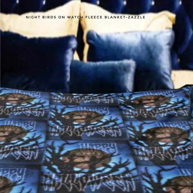 Cobertor De Velo Pássaros Noturnos Em Observação (Criador carregado)