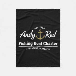Cobertor De Velo Passeio de barco de pesca Andy Red Zihuatanejo Est
