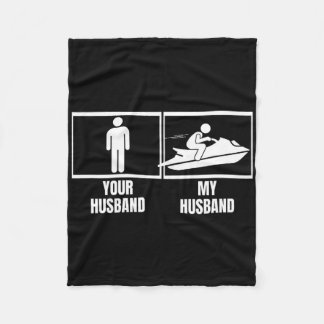 Cobertor De Velo Passeio de Jet Ski com o seu marido Minha Esposa D