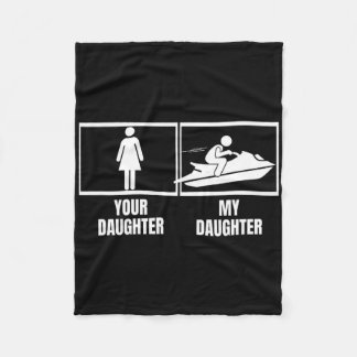 Cobertor De Velo Passeio de Jet Ski Sua Filha Minha Filha Irmão Eng
