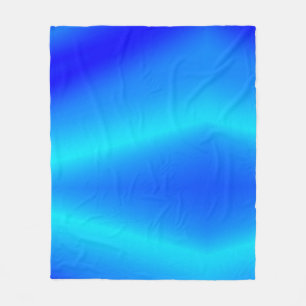 Cobertor De Velo Pastel abstrato de cor azul-ópera ombre