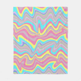 Cobertor De Velo Pastel Liquify Waves