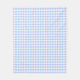 Cobertor De Velo Pastel Purple Gingham