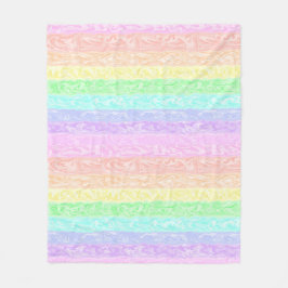 Cobertor De Velo Pastel Rainbow 