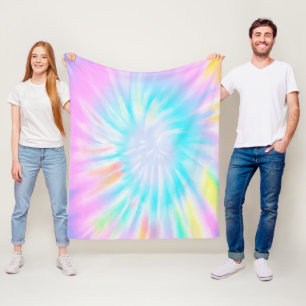 Cobertor De Velo Pastel Tie Dye