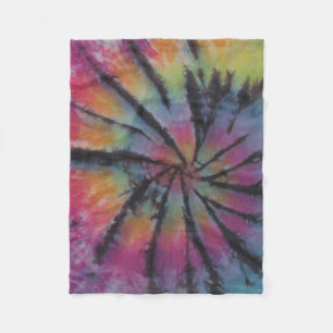 Cobertor De Velo Pastel Tie Dye Swirl