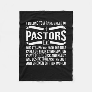 Cobertor De Velo Pastor Engraçado Apreciação Presente Pastor Cri