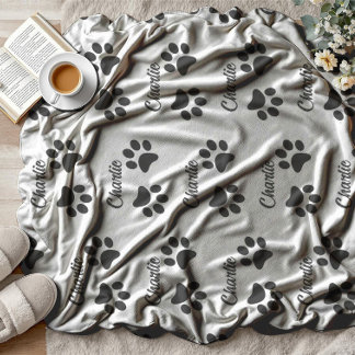 Cobertor De Velo Pata Negra Cura Pet Pover Nome Cozinha