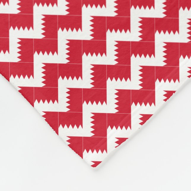 Cobertor De Velo Patchwork Bahrain Flag Pattern (Quina)