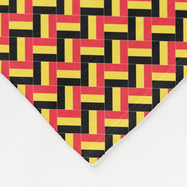 Cobertor De Velo Patchwork Belgium Flag Pattern (Quina)
