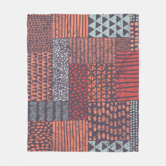 Cobertor De Velo Patchwork boêmia: design sem costura desenhada à m