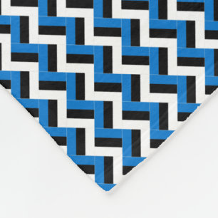 Cobertor De Velo Patchwork Estônia Flag Pattern