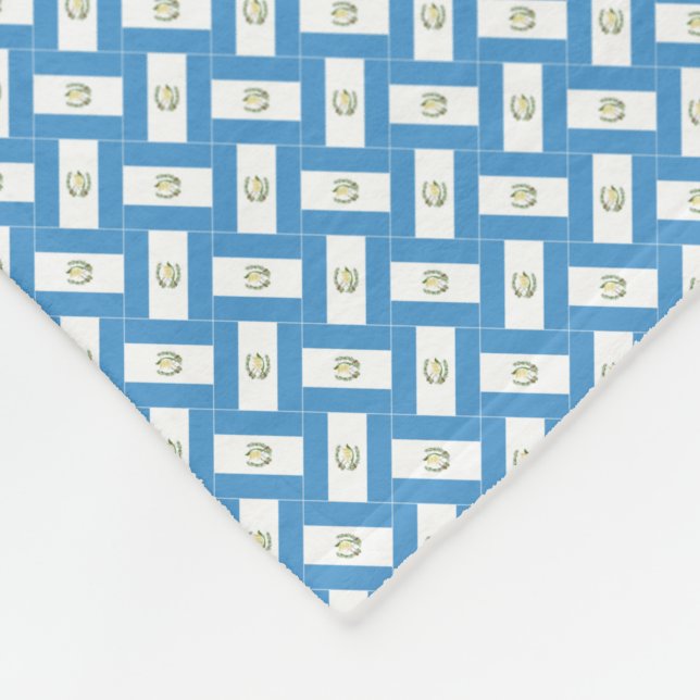 Cobertor De Velo Patchwork Guatemala Flag Pattern (Quina)