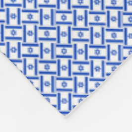 Cobertor De Velo Patchwork Israel Flag Pattern