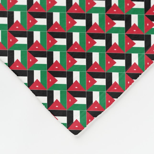 Cobertor De Velo Patchwork Jordan Flag Pattern (Quina)