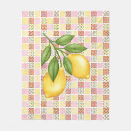 Cobertor De Velo Patchwork Lemon