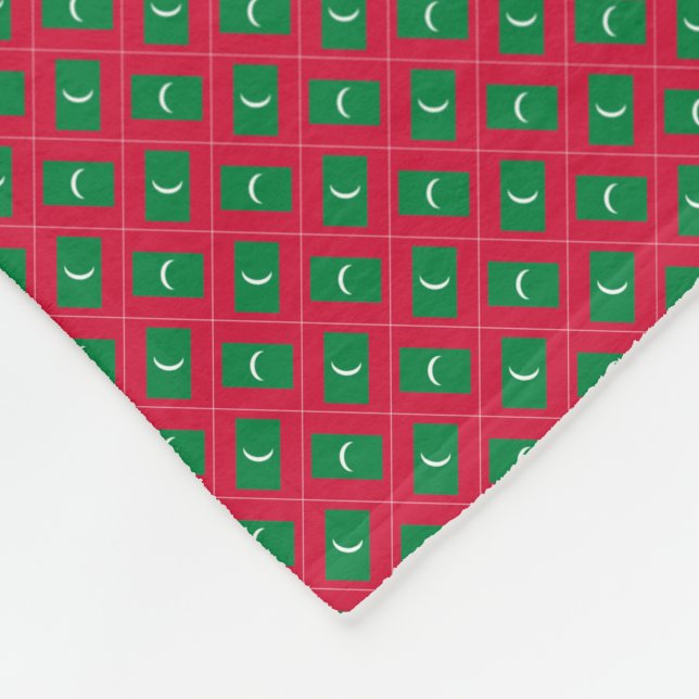 Cobertor De Velo Patchwork Maldives Flag Patterno (Quina)