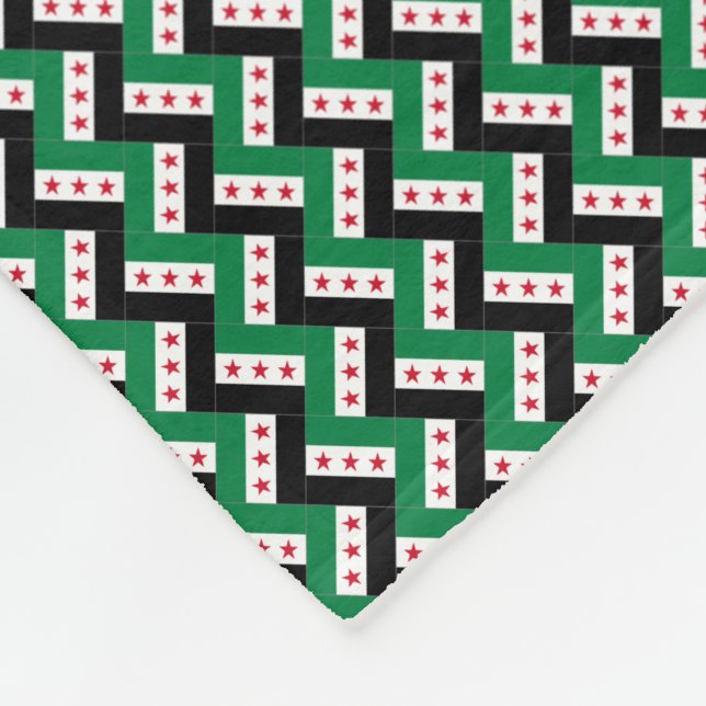 Cobertor De Velo Patchwork New Syria Flag Patternos (Quina)