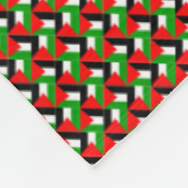 Cobertor De Velo Patchwork Palestine Flag Patterno