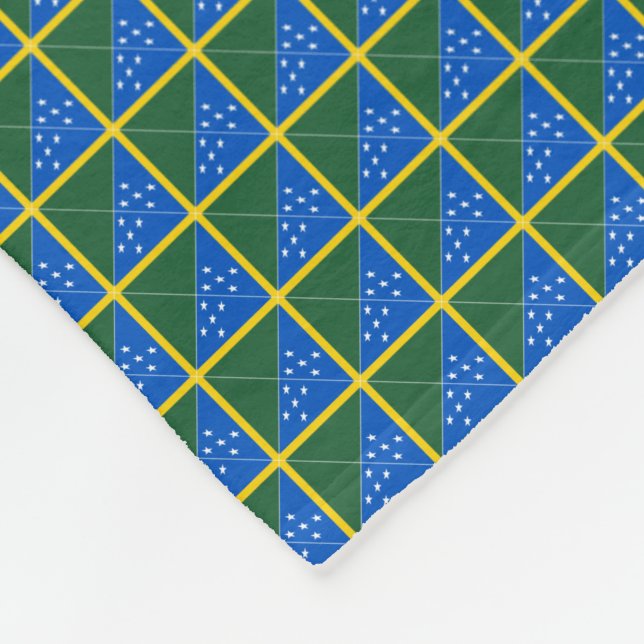 Cobertor De Velo Patchwork Solomon Islands Flag Patterno (Quina)